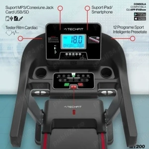 Banda de alerga Techfit MT200 - impecabila - imagine 4