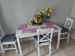 Vând set masa120X80x75 cu 4 scaune 
