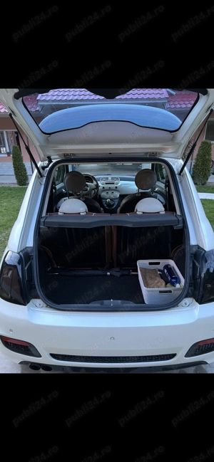  Fiat 500, 1.2 benzină, anul 2009, alb perlat - imagine 7