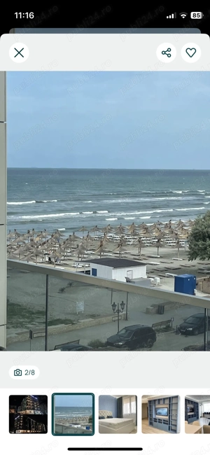 Vând apartament prima linie la mare   mobilat și utilat lux  - imagine 2