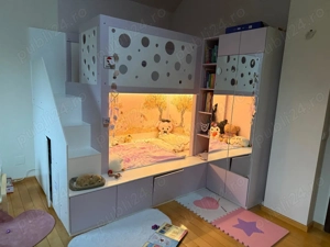 Mobilier dormitor copii din lemn stratificat - imagine 2
