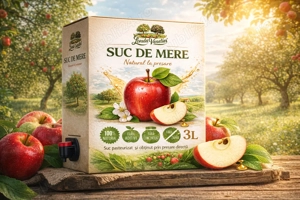 Suc de mere natural   3L (Bag-in-Box)
