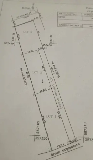 Teren intravilan Ciolpani - 3 loturi investiție - construcție casa- posibilitate rate - imagine 3