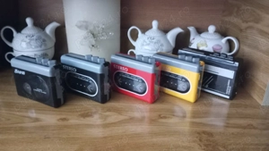 Colectie casetofoane copii walkman pentru casti stereo