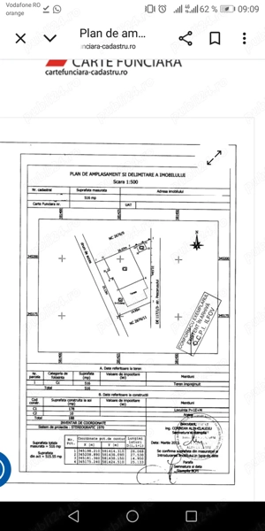Vând teren intravilan 1067 mp împreună cu12700 mp extravilan Gugești, Oreavu - imagine 3