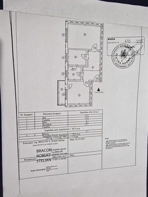 AP 2 cam , precista, etaj2, centrala ,decomandat,55 mp