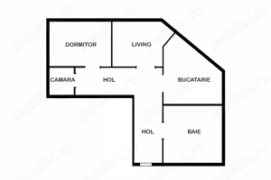 Inchiriere apartament 2 camere, 70 mp, etaj 2, mobilat și utilat - imagine 6
