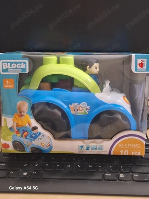 Masinuta decapotabila 10 piese Block