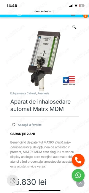 Inhalosedare matrx dmd usa