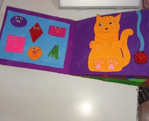 Carte NOUA senzoriala din fetru cu 18 pagini - imagine 4