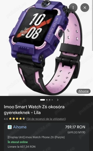 IMO Watch Phone Z6, 4G KIDS Purple