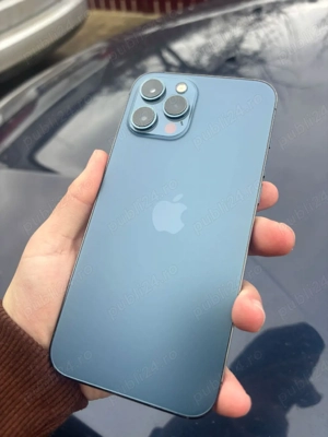 Iphone 12 Pro Max Impecabil ca Nou Blue Trimit Schimb - imagine 2