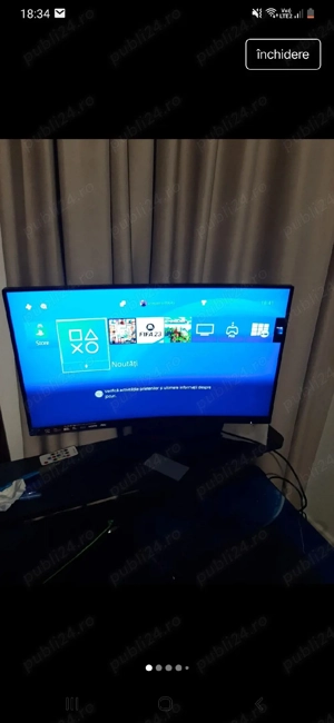 PS4+Controller Dualshock + 8 jocuri