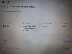 Laptop Lenovo Ideapad 100 - i5 8g ram 256g ssd