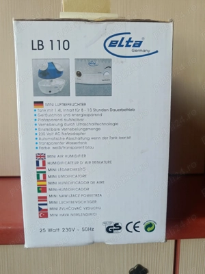 Vand mini umidificator de aer Elta Germany - imagine 3