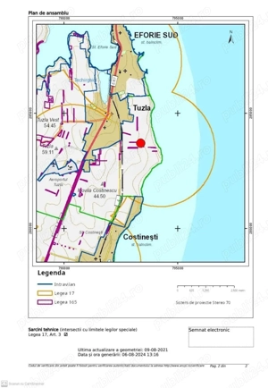 De vinzare teren ieftin la mare 2040mp   25 Euro mp pe faleza  farului  tuzla romania - imagine 10