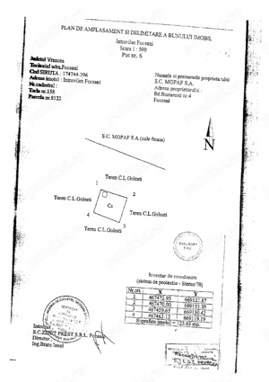 Licitatii publice pentru vanzare terenuri in Focsani - imagine 4