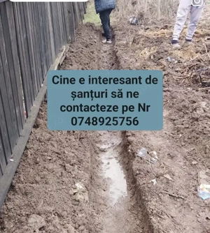 Cine e interesant de șanțuri să ne contacteze pe Nr  