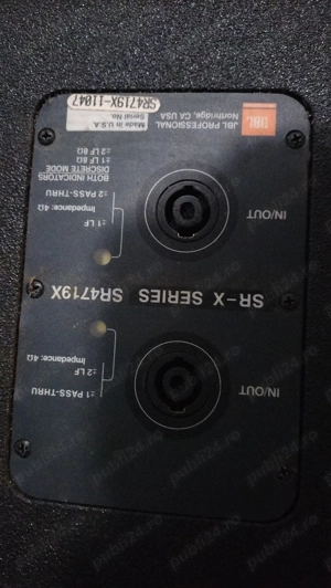 Vând bass dublu jbl pasiv 