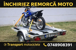 Închiriez remorcă moto 100 ron  zi