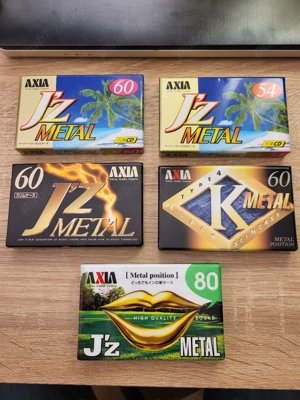 Casete audio sigilate Axia made un Japan