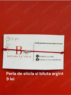 Martisoare bratari cu snur - imagine 4