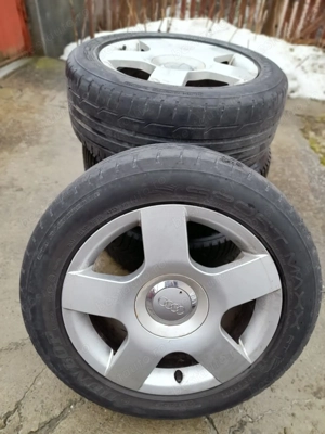 Jante, roti 205 55 R16 originale Audi A4, A6, A3 si VW, Skoda, Seat