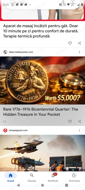 raritate! se vinde moneda bicentennial quarter perioada 1776-1976 - imagine 3