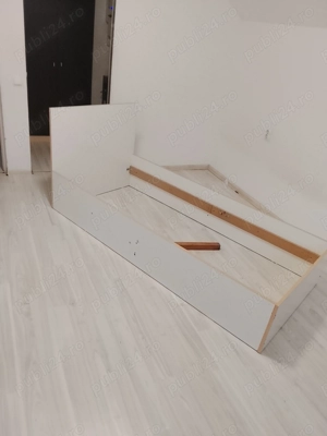 Pat  copiii  plus saltea  - imagine 2