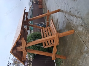 Vand fantani, leagan si masa cu 2 banci