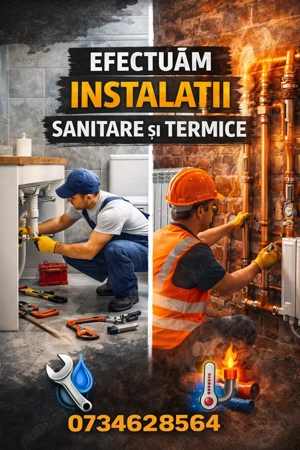 Efectuăm instalații sanitare și termice: apă, canalizare, încălzire!!!