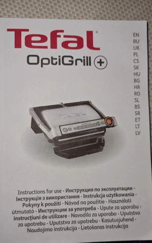 Gratar electric TEFAL OptiGrill+ Snacking&Baking GC714834, 2000W, 6 programe automate, negru - imagine 2
