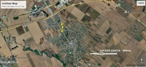 Vanzare Teren cu deschidere dublă (pe colț),, Proprietar, Comuna Berceni, Gaze,  Curent, 400mp 20x20 - imagine 3