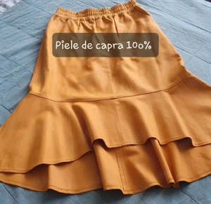  Depeche, fusta din piele de capra 