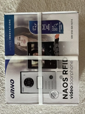 Kit videointerfon Orno Naos RFID OR-SH-1074,color LCD 4,3 inch ,10 sonerii,  buton actionare yala 