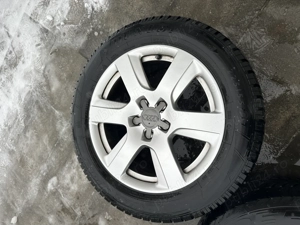 Vând jante R17 Audi originale cu anvelope iarnă  - imagine 2