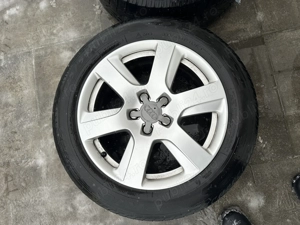 Vând jante R17 Audi originale cu anvelope iarnă  - imagine 4