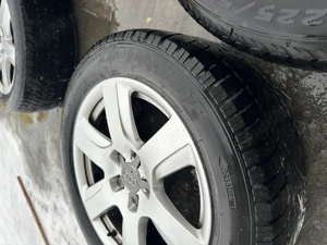 Vând jante R17 Audi originale cu anvelope iarnă  - imagine 3