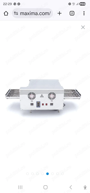 Cuptor cu banda transportoare pizza  covrigi