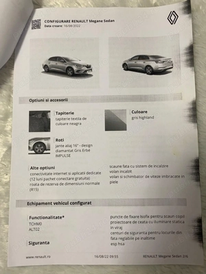 Renault Megane Sedan 2022   unic proprietar   istoric complet   stare foarte bună - imagine 8
