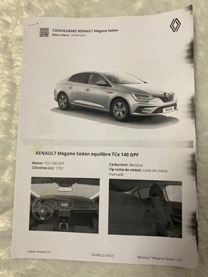 Renault Megane Sedan 2022   unic proprietar   istoric complet   stare foarte bună - imagine 10