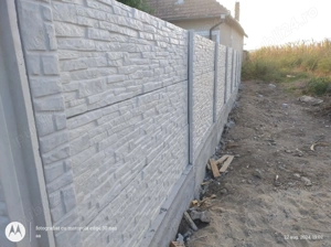 Placi de gard prefabricate din beton - imagine 2