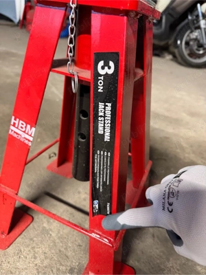 capre auto utilitare 3t EXTREM DE STABILE REZISTENTE - 8 bucati - imagine 2