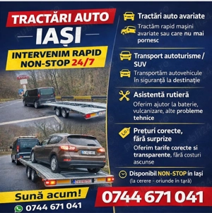 Transport marfă și tractări auto cu platformă non-stop 
