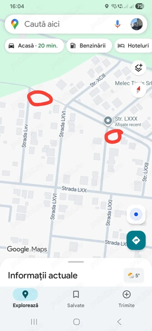 Proprietar, vând teren în Șag zona Mănăstirii 