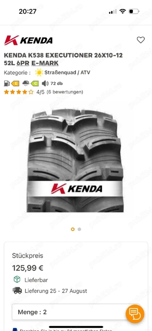 Cauciucuri si jenti ATV - imagine 3