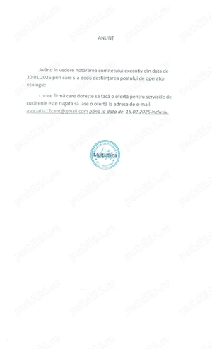 Angajam firma de curatenie