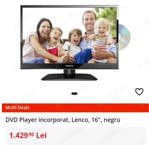 TV combo cu DVD player incorporat sigilat (made in Germania) cu triplu tuner decodare