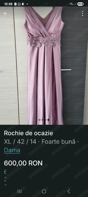 Vand rochie de ocazie - imagine 2