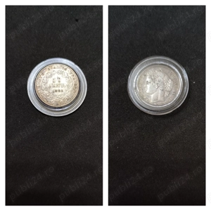 Moneda argint 50 Centimes, FRANTA, 1888
